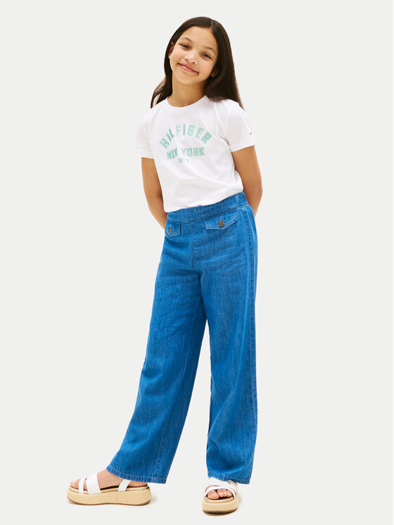 Футболка обычного кроя Graphic KG0KG08813 Tommy Hilfiger, белый — фото 2