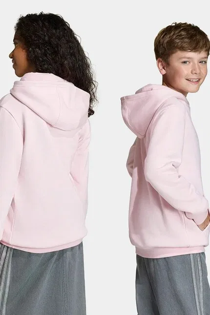Худи детское с капюшоном Adidas Originals, розовый — фото 3