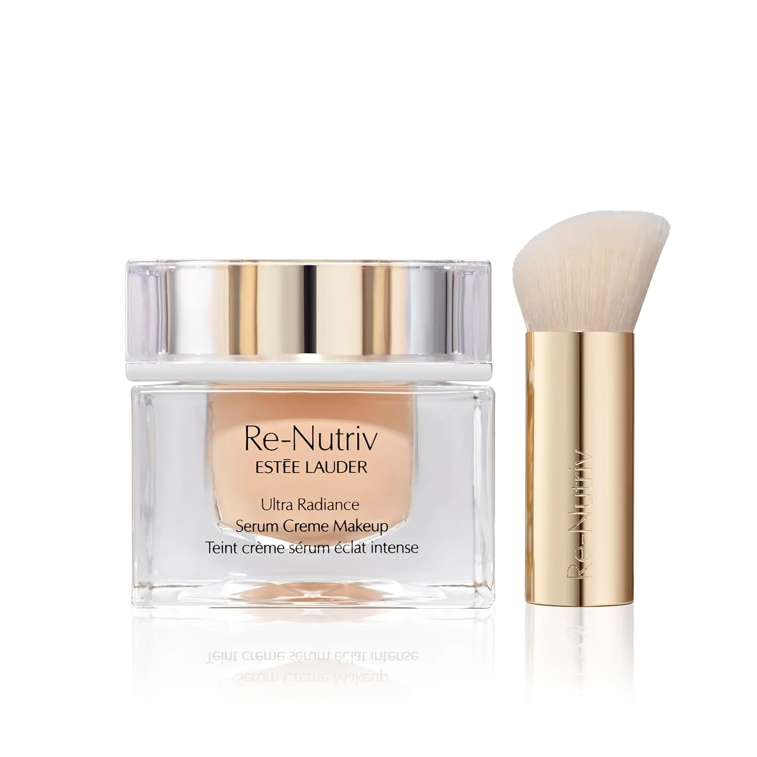 Крем-сыворотка Estée Lauder Re-Nutriv Ultra Radiance | Роскошная тональная основа с гиалуроновой кислотой | Стойкость и увлажнение до 12 часов, 30 мл, 1C0 Cool Porcelain - Very light with cool pink undertones