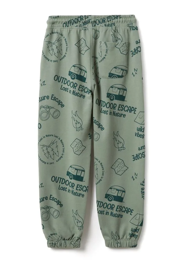 Спортивные штаны прямого кроя с принтом Ovs, Light Green — фото 2