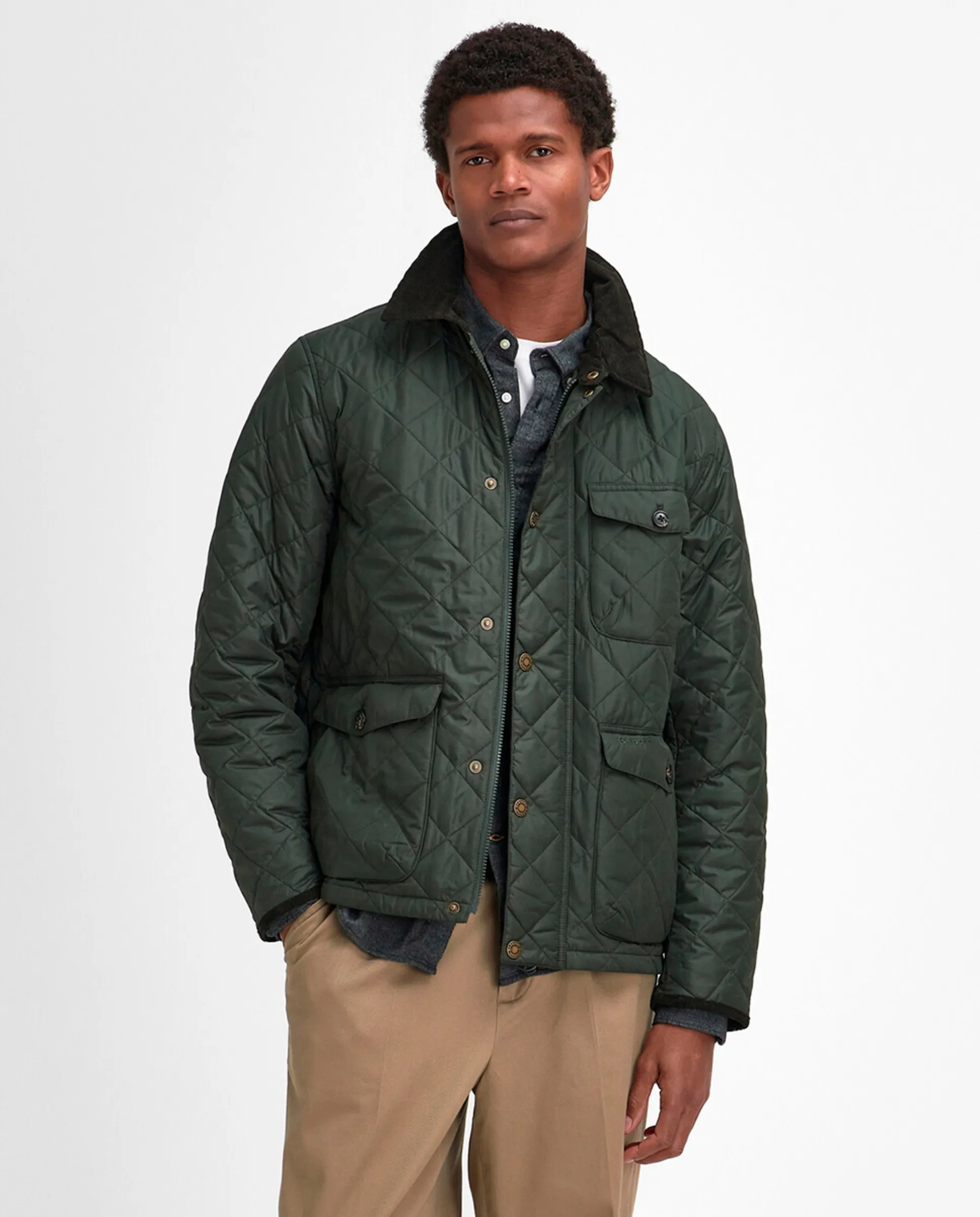 

Куртка мужская стеганая Хорнби Barbour, зеленый