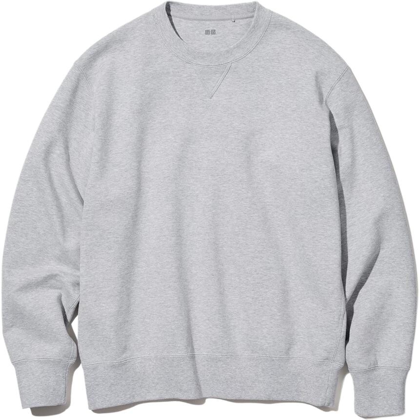 

Толстовка унисекс небесно-серая Uniqlo, серый