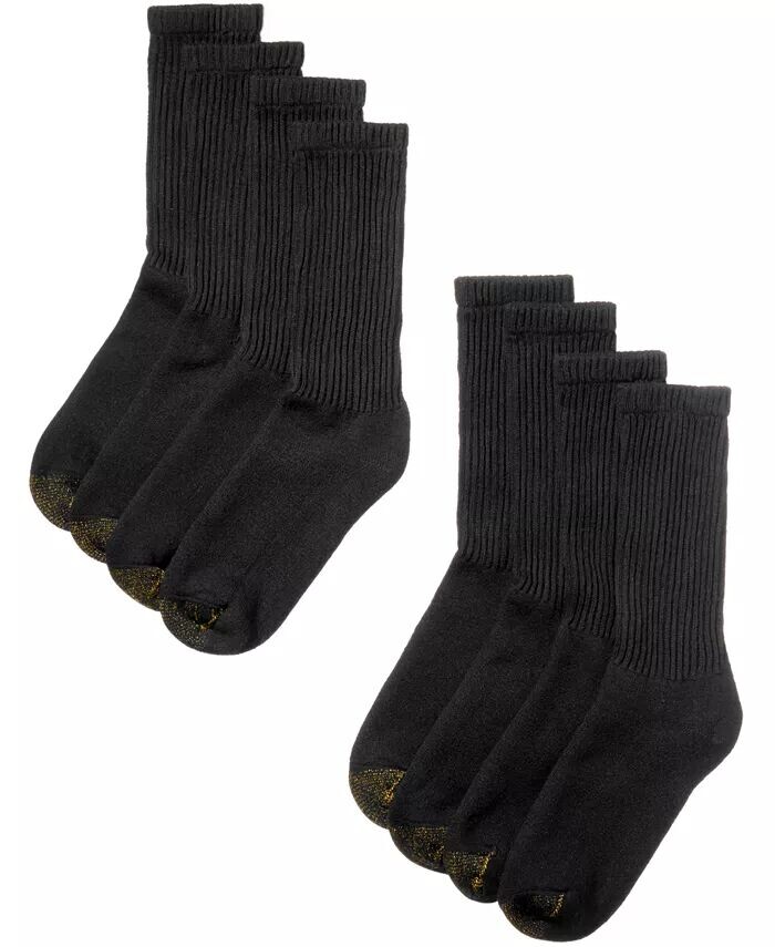 

Мужские спортивные носки, 8 пар в упаковке Gold Toe, черный