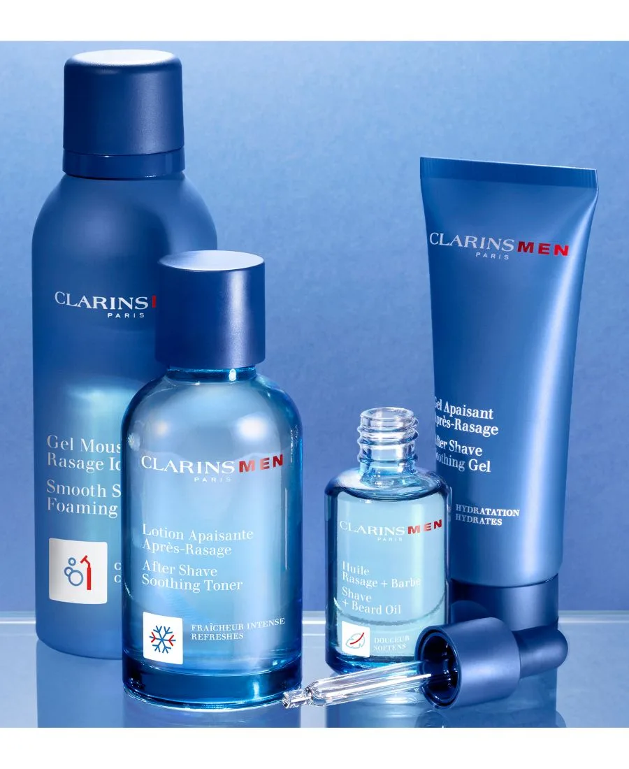 Clarins Увлажняющий и успокаивающий гель после бритья — фото 2