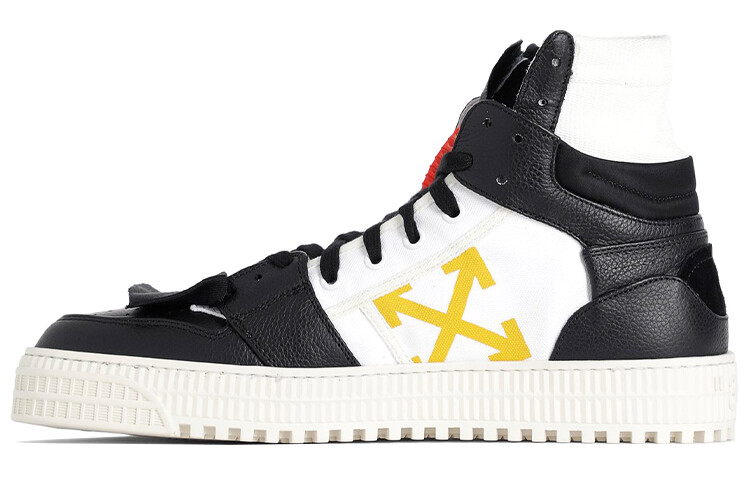 

Кроссовки мужские Off-White Off-Court, черный / белый / желтый