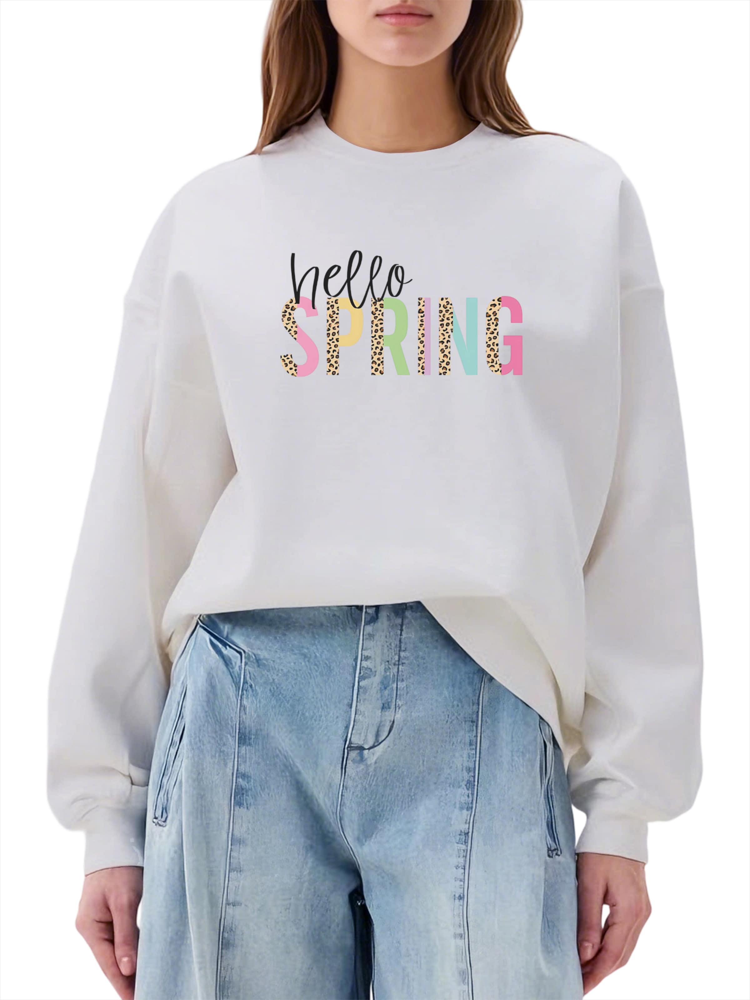 

GORHEY Свитшот в белом цвете