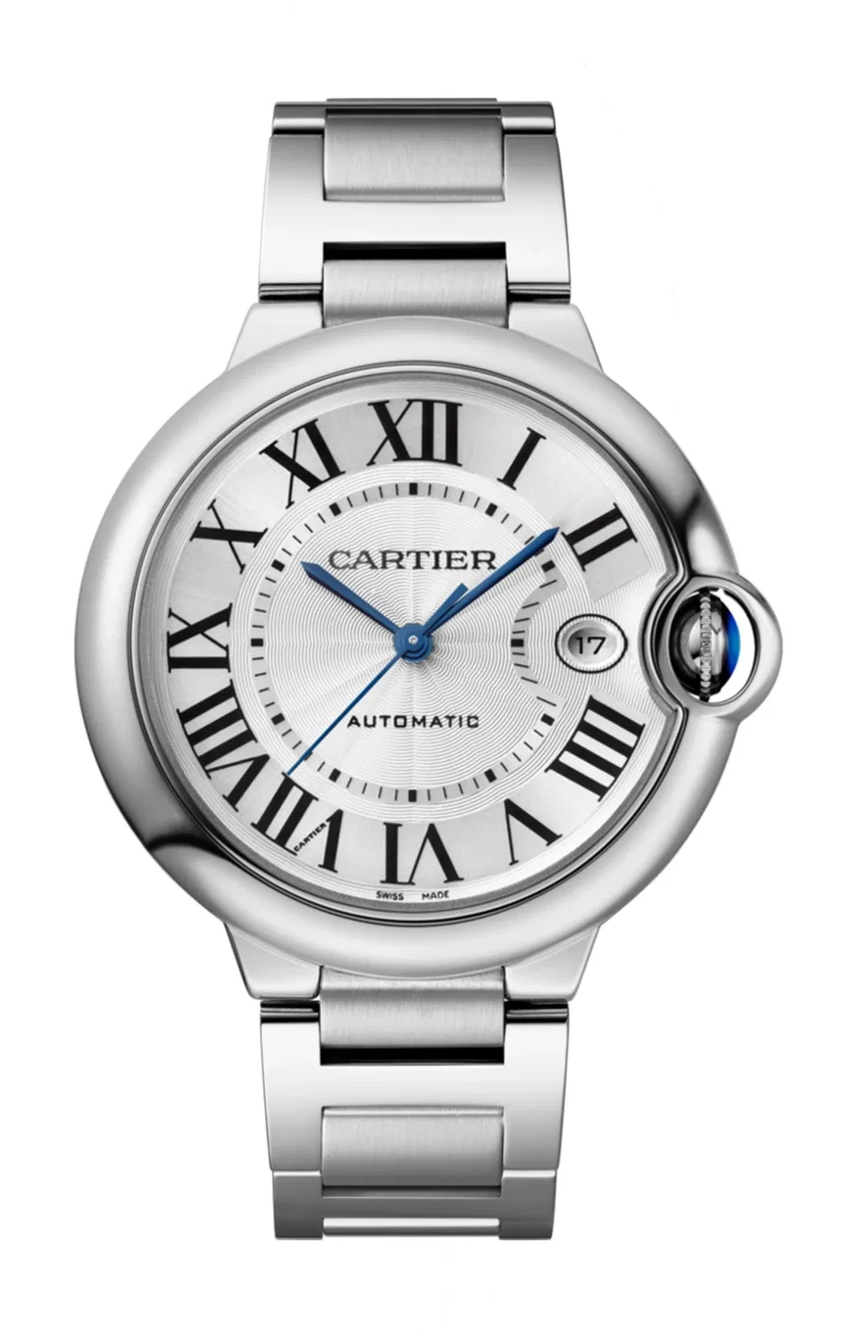 BALLON BLEU DE CARTIER 40 мм, автоматический механизм, сталь - WSBB0040, серебряный