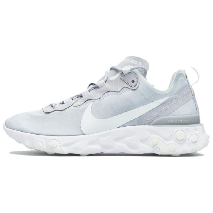 

Кроссовки Nike React Element 55 Wolf Grey Ghost Aqua Women's, серый