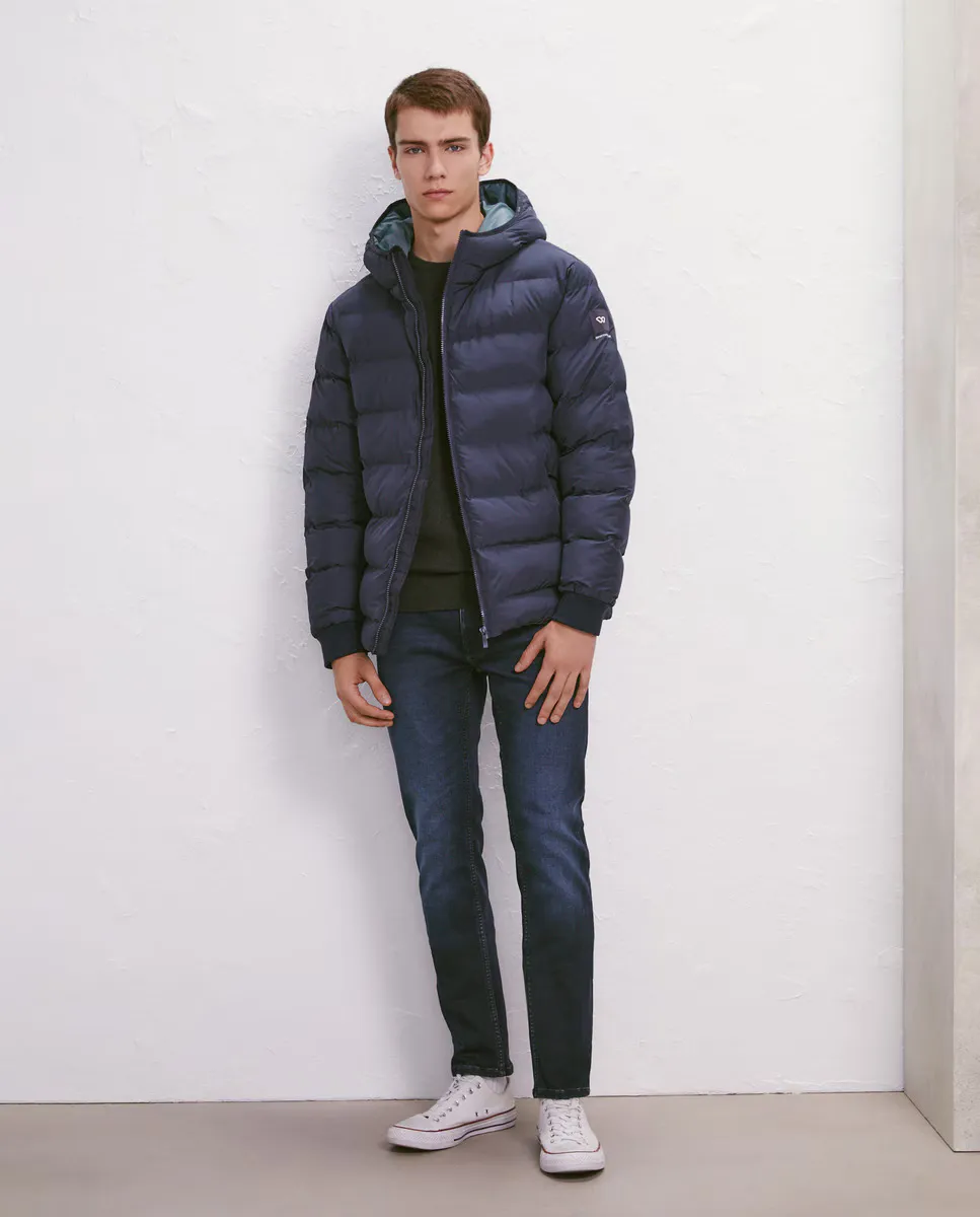 

Мужская спортивная куртка с водоотталкивающей подкладкой и перьями Easy Wear, темно-синий