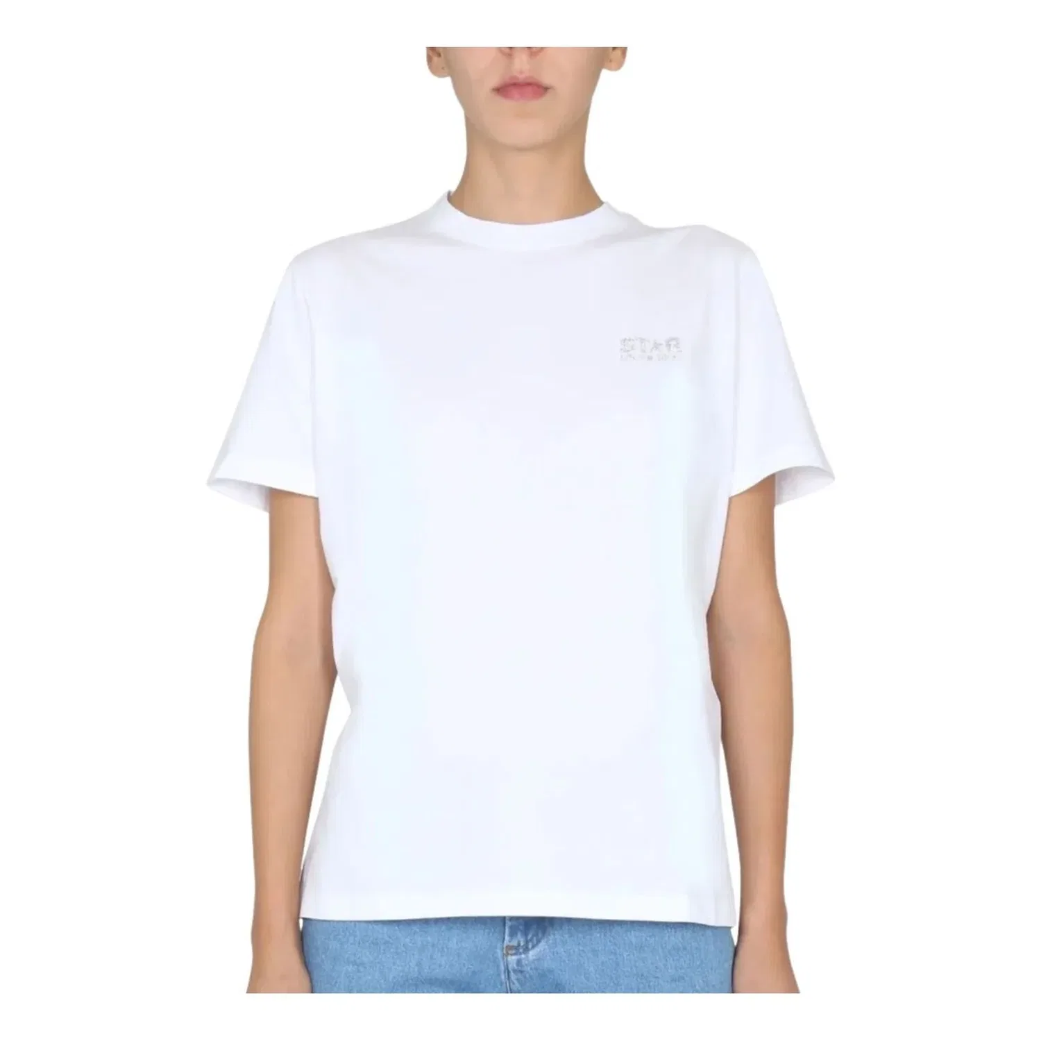 Футболка с коротким рукавом Golden Goose (WMNS), белая, GWP01220-P000594-80185