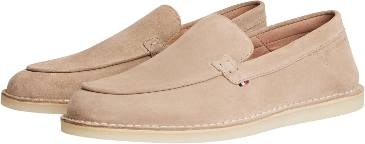 Мужские лоферы Tommy Hilfiger Hilfiger Stitchdown Fm0fm05782, размер S, коричневый/бежевый — фото 3