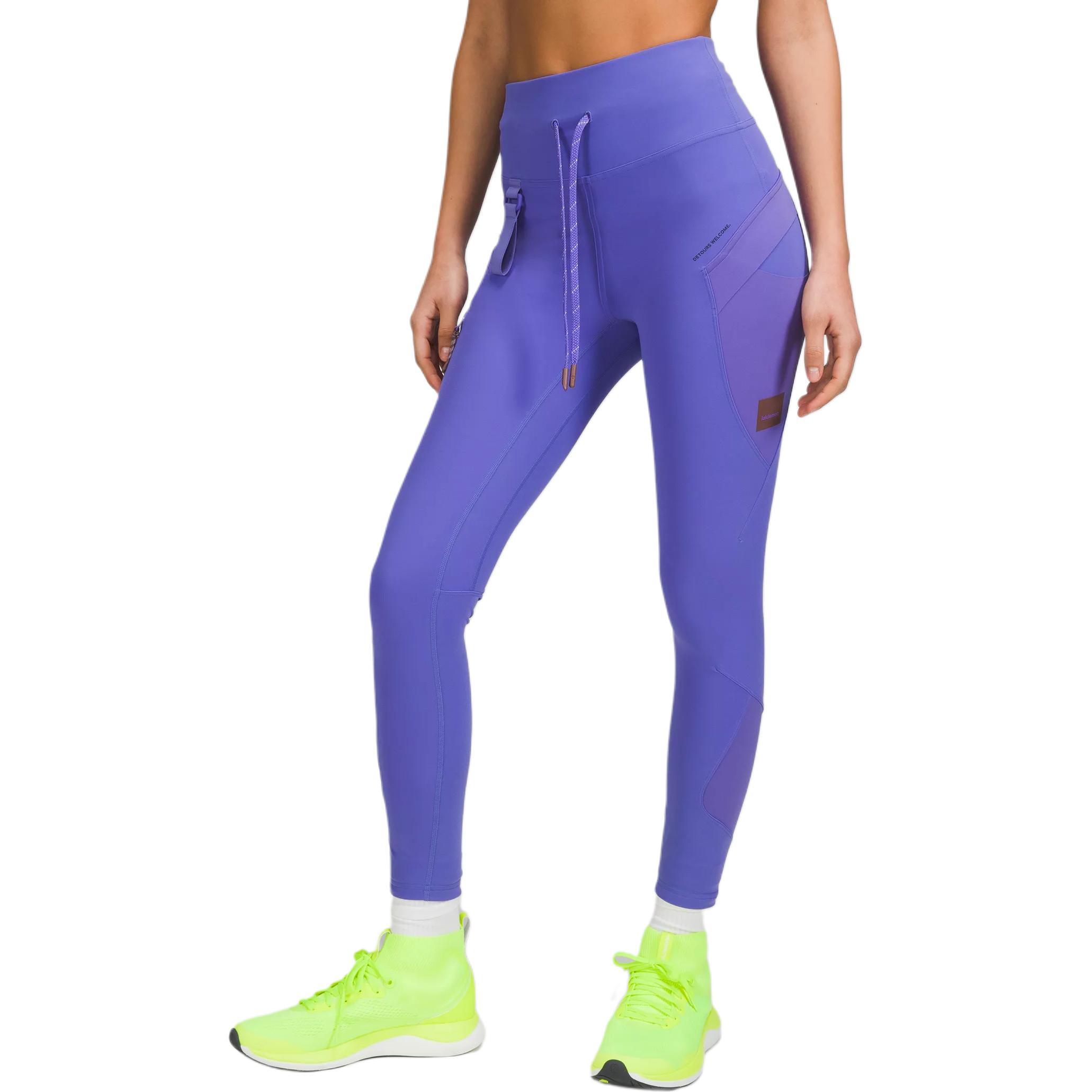 

Спортивные брюки женские фиолетовые/чай Lululemon