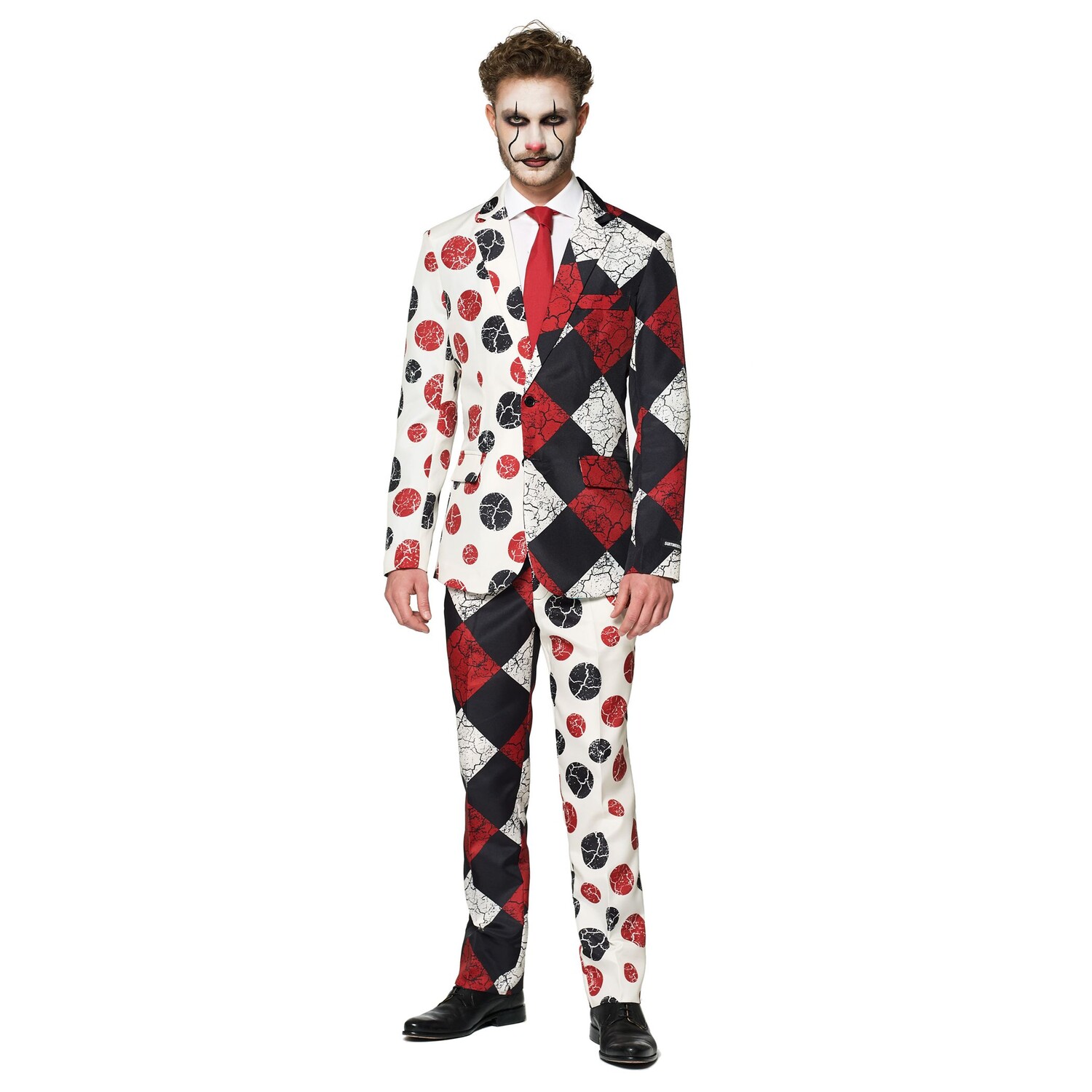 

Мужской костюм клоуна Suitmeister на Хэллоуин, красный