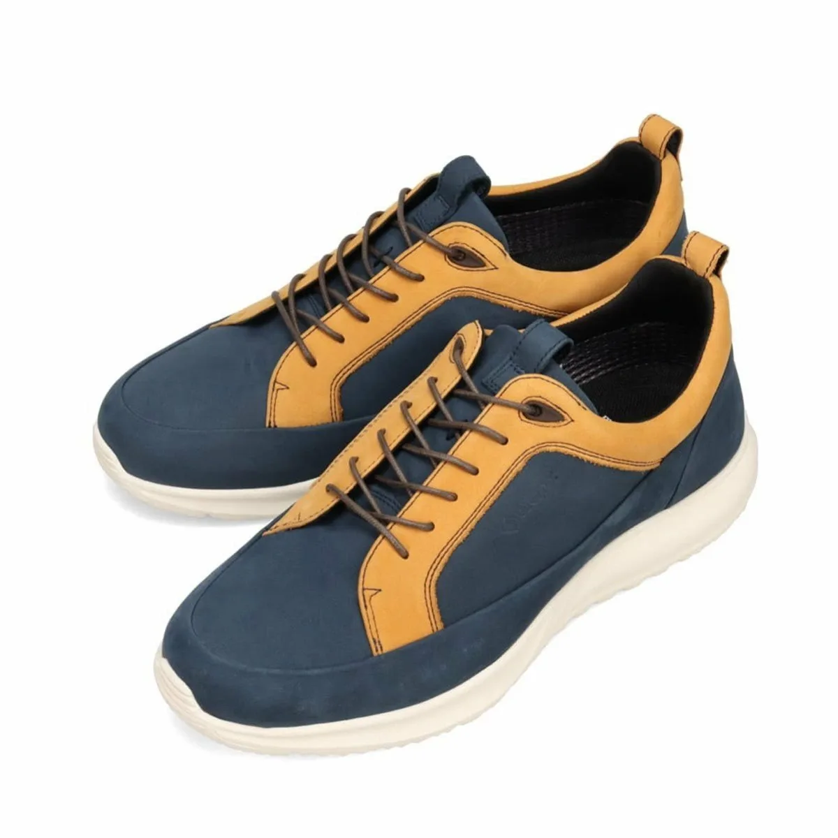 Кроссовки Madras Walk из кожи GORE-TEX Madras Walk, Navy/Yellow — фото 4