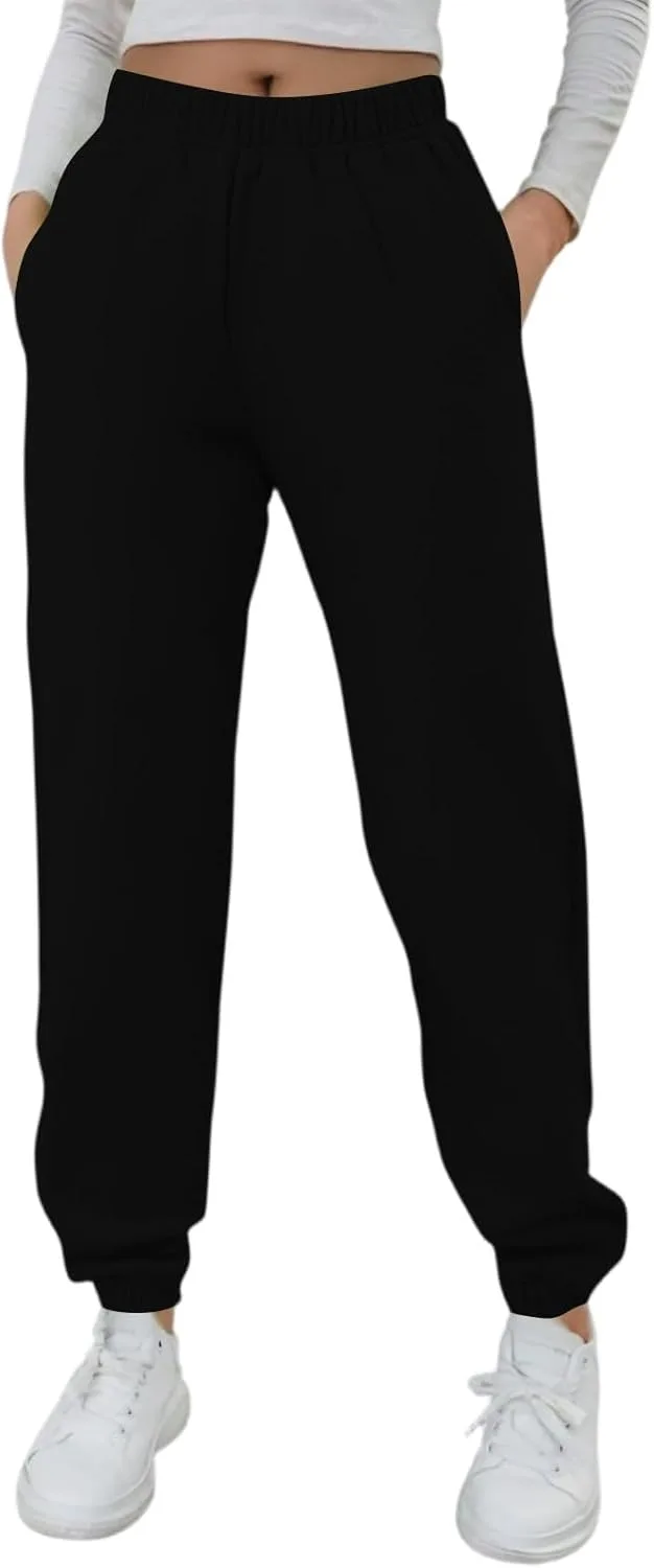 

Женские спортивные брюки с эластичным поясом и карманом HYYGOCCTV