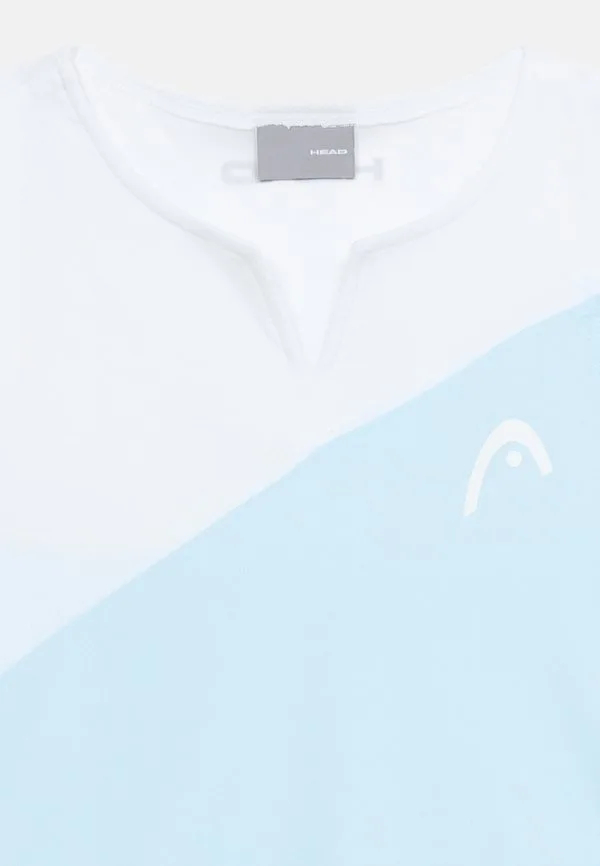 Топ с изображением девушек в майке spirit Head, Light Blue/White — фото 4