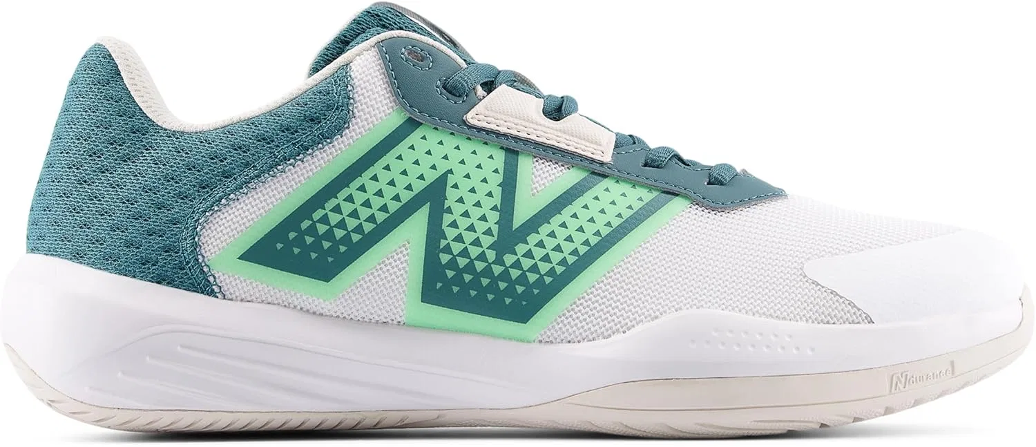 Мужские теннисные кроссовки New Balance, белый/зеленый — фото 3