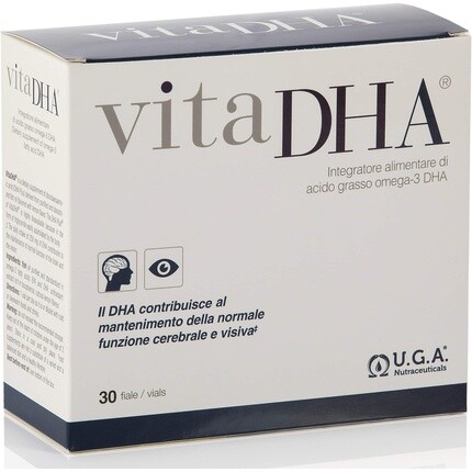 

Omegor UGA Nutraceuticals Vitadha Omega-3 жидкая добавка 30 монодозовых флаконов 6,5 мл - упаковка из 6 шт.