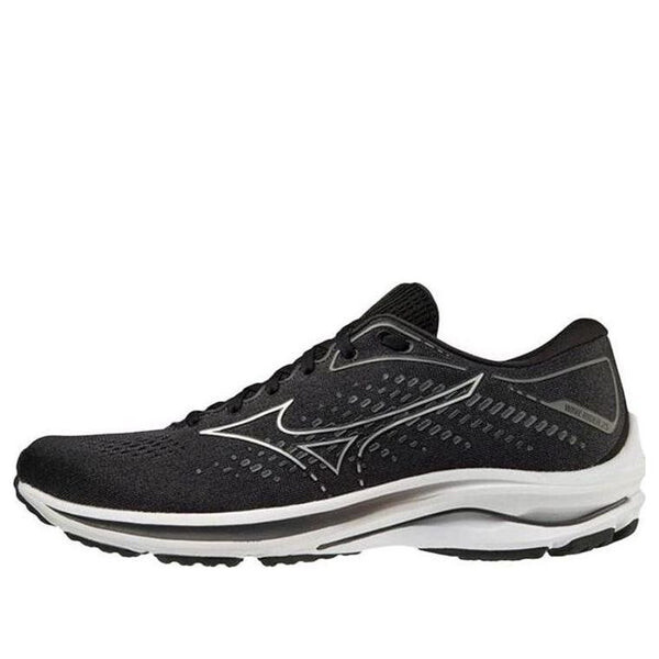 

Кроссовки wave rider 25 'black silver' Mizuno, черный