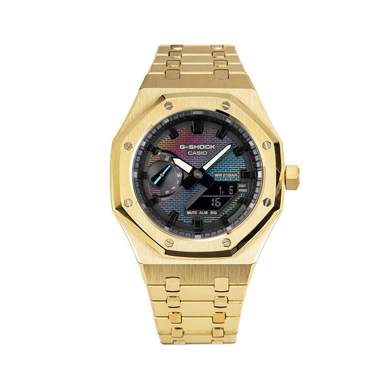 

CASIO Retrofit Series Quartz Movement Unisex Multicolor Watch Dial