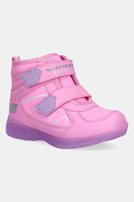 

Детские зимние ботинки ILLUMI-BRIGHTS - POLAR STEPPE Skechers, розовый