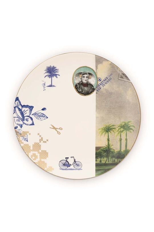 

Тарелка Heritage Palm Pip Studio, мультиколор