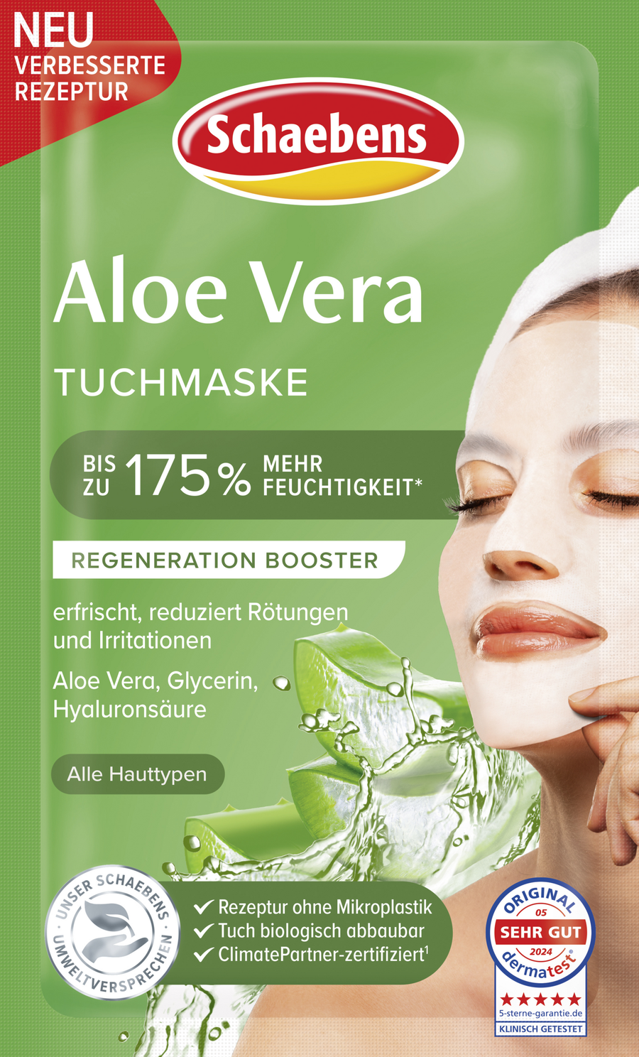 

Маска для лица Schaebens Aloe Vera Tuchmaske