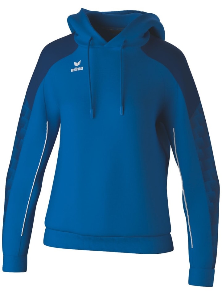 

Тренировочная куртка "Evo Star Hooded Sweatshirt" синего цвета erima