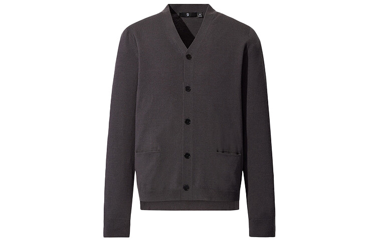 

UNIQLO Мужской трикотаж, цвет Asphalt Gray