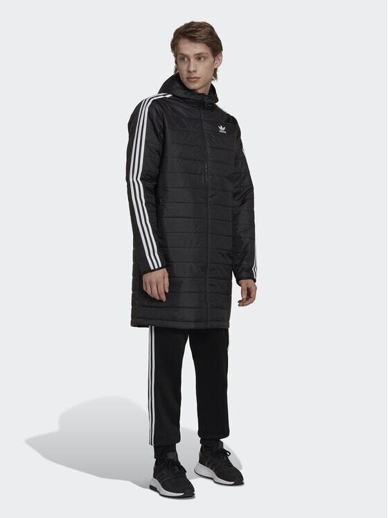 

Пуховик стандартного кроя Adidas, черный