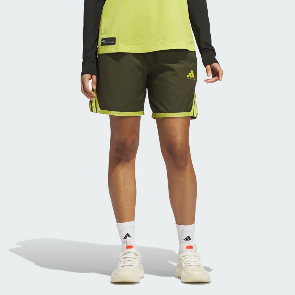 

Спортивные шорты Adidas Crazy Lite Shorts, цвет Night Cargo/Preloved Lime