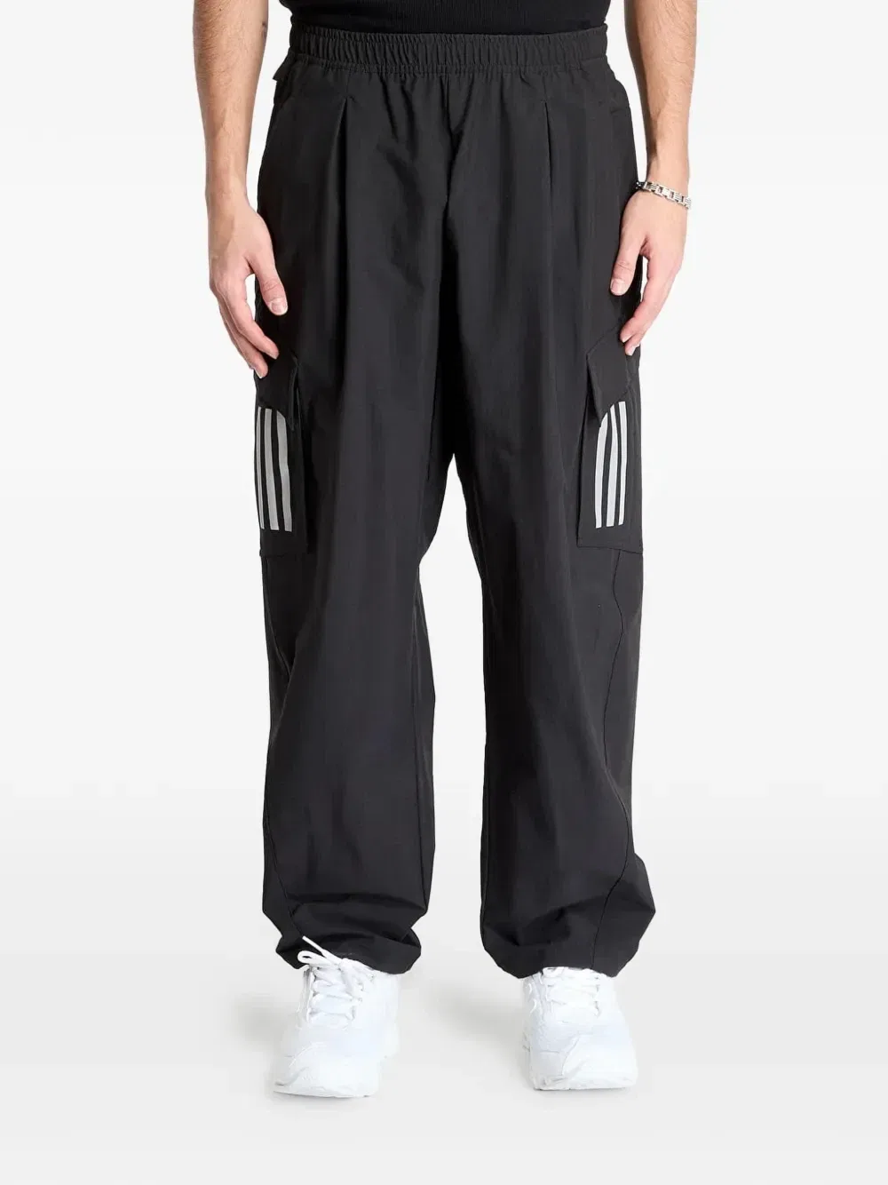 Брюки Petronas Formula One Team 3-Stripe из коллаборации с Mercedes-AMG Adidas, черный