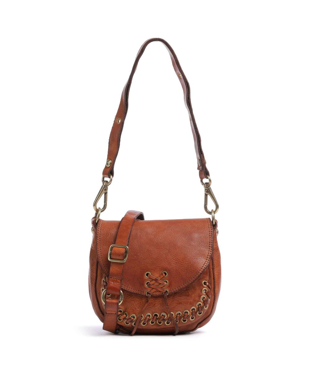 

Сумка через плечо из зернистой коровьей кожи Campomaggi, коричневый