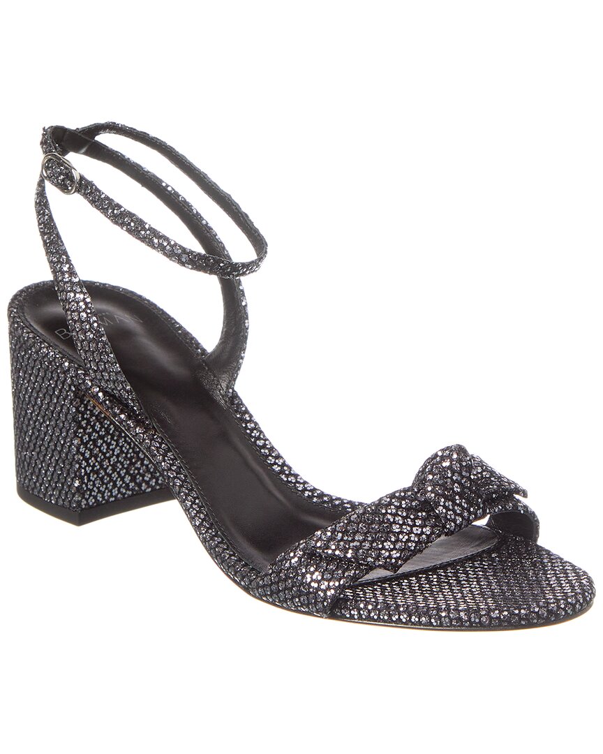 Сандалии Alexandre Birman Clarita Block 60 из блестящей кожи, серебряный