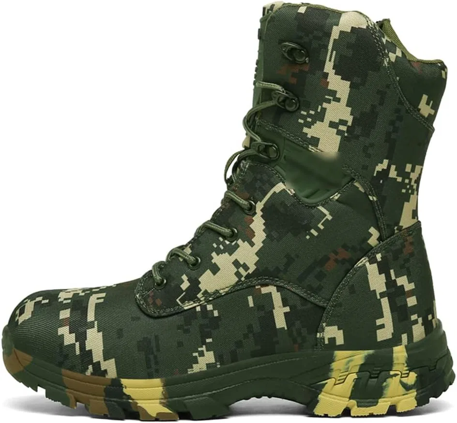 Männer Stiefel Arbeit Safty Desert Тактические военные ботильоны Stiefel Herbst зимние армейские ботильоны специального назначения Hensftods, Beige — фото 3