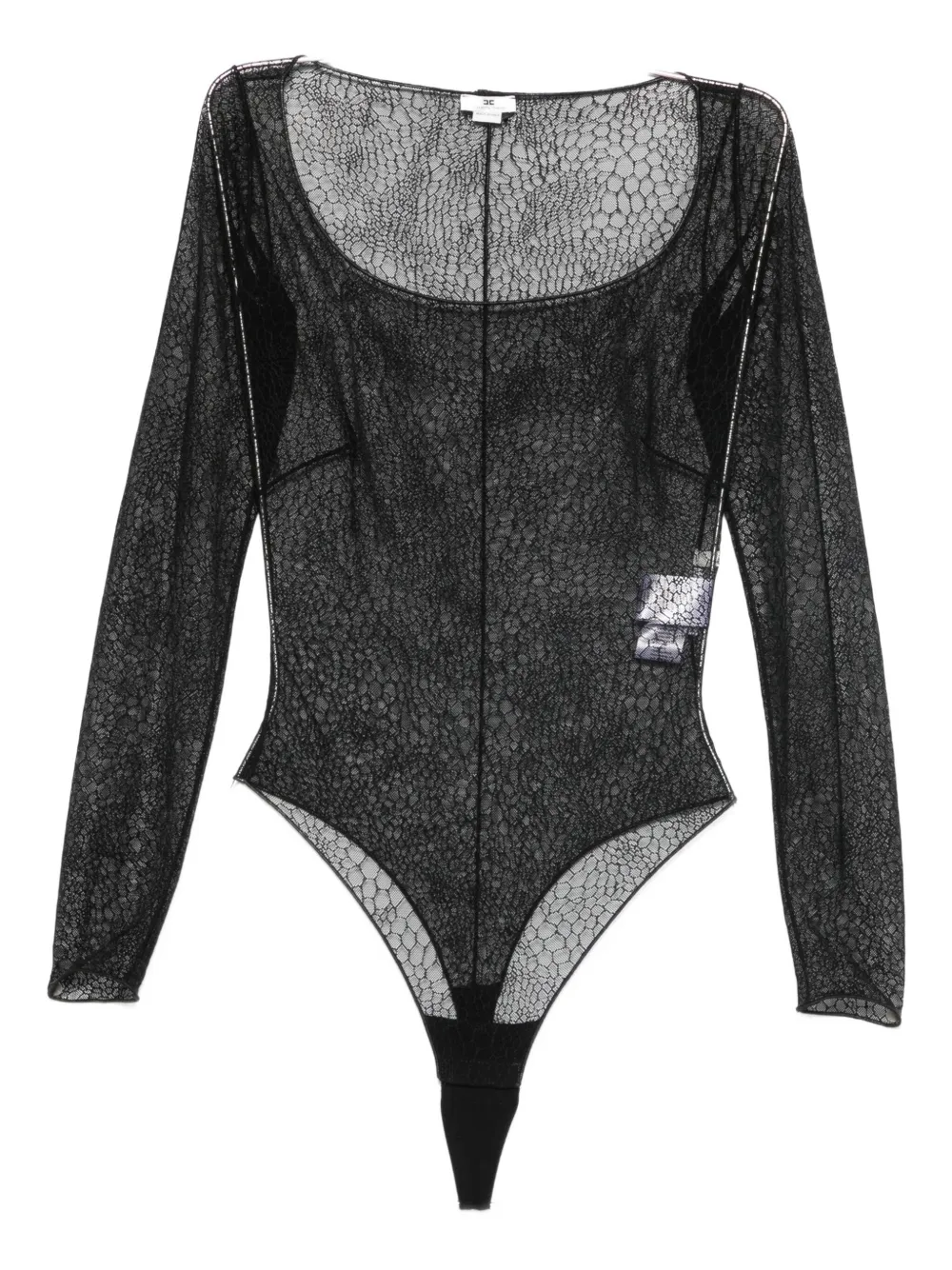 

Боди с длинными рукавами Elisabetta Franchi, черный