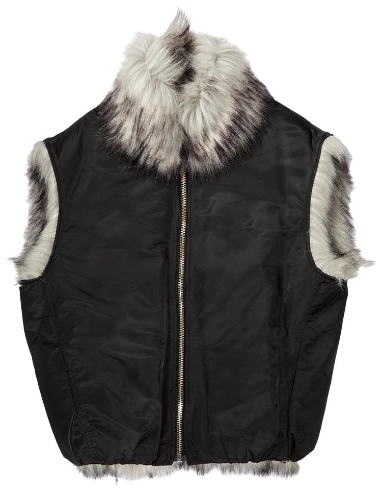 

Двусторонний жилет Ambush из искусственного меха, белый