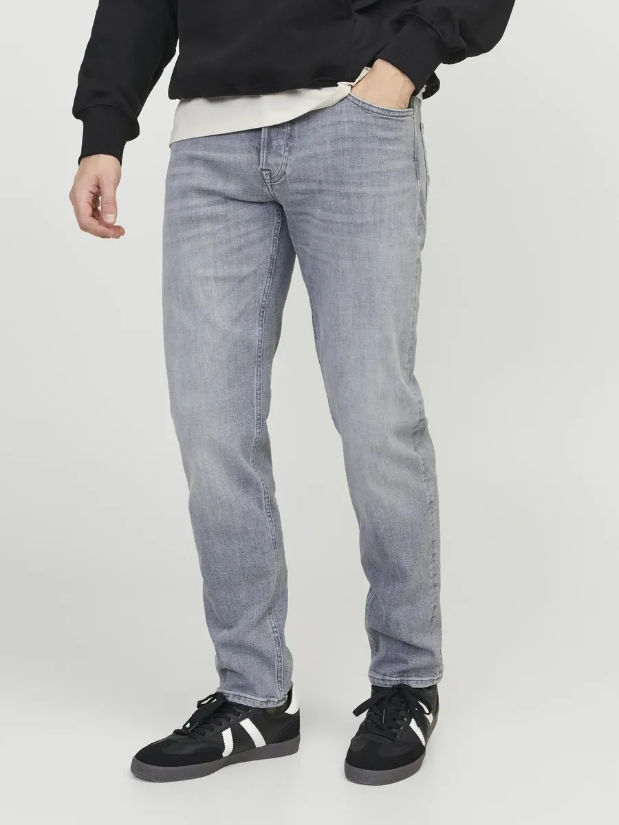 

Джинсы комфортного кроя Jack & Jones "JJIMIKE JJORIGINAL CJ SN", серый