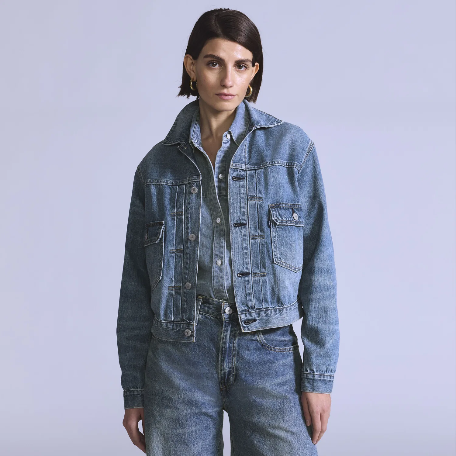 Женская куртка-тракер Type II Levi's, Medium Wash