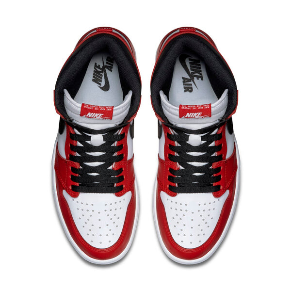 Кроссовки 1 ретро высокие og Air Jordan, белый — фото 2
