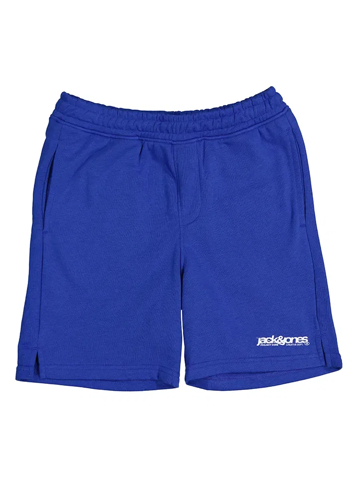 Шорты из футера, синие, JACK & JONES Junior, синий