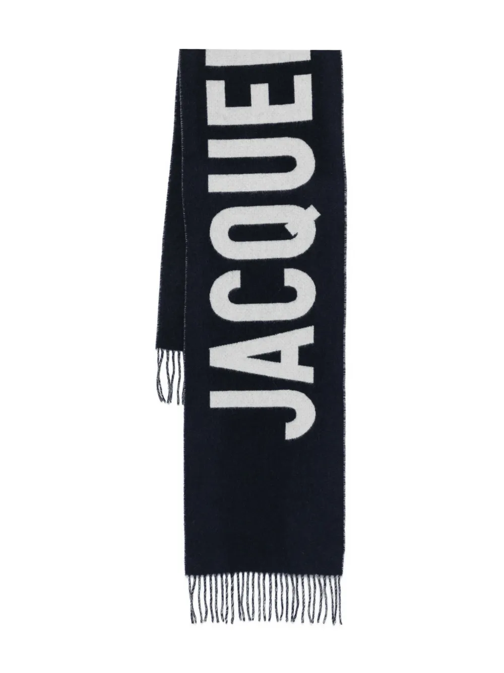 

Шарф с логотипом JACQUEMUS, синий