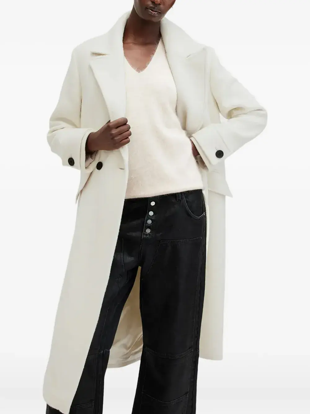 

Пальто Mabel AllSaints, белый