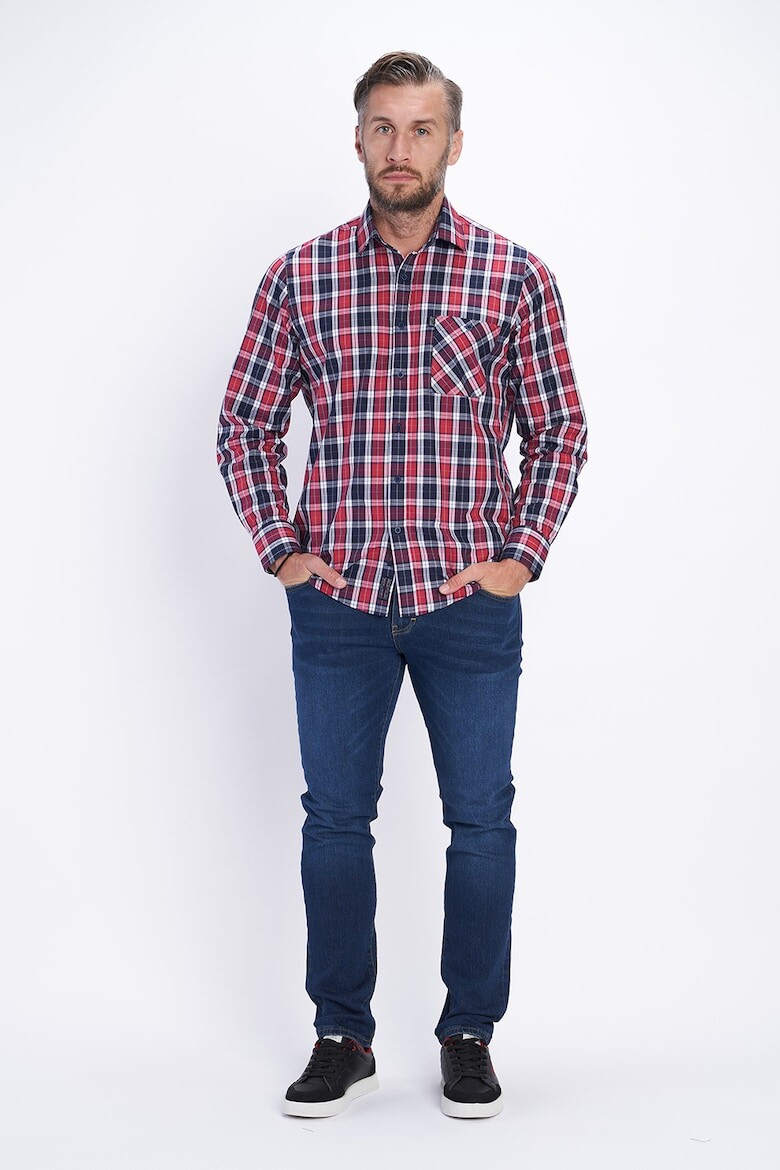 

Рубашка из хлопка в клетку Lee Cooper, красный