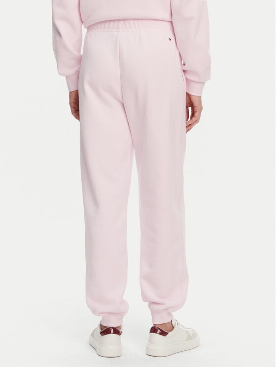 Спортивные брюки обычного кроя WW0WW45576 Tommy Hilfiger, розовый — фото 3