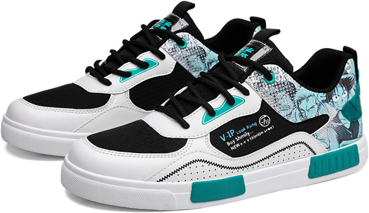 

Мужские повседневные спортивные кроссовки из сетки, дышащие, для бега по дороге, удобные с шнуровкой, для скейтбординга, ходьбы и активного отдыха на улице Dacnakby, черный/зеленый