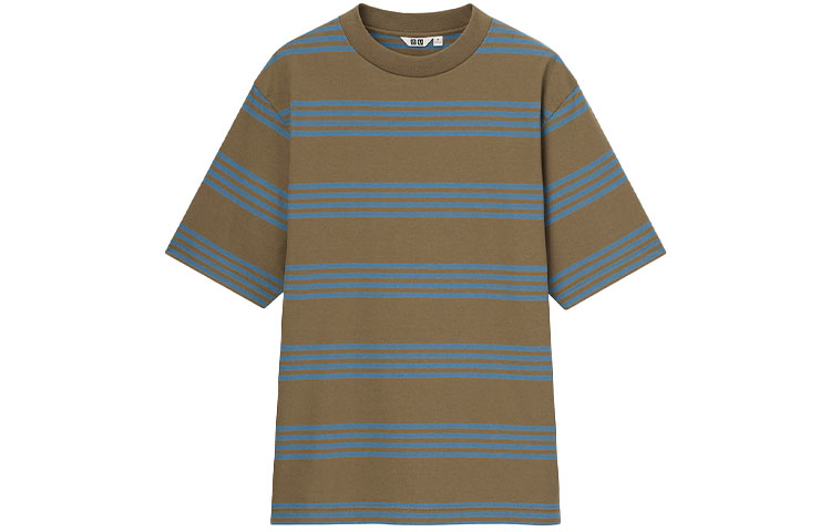 Футболка Umber UNIQLO, коричневый — фото 3