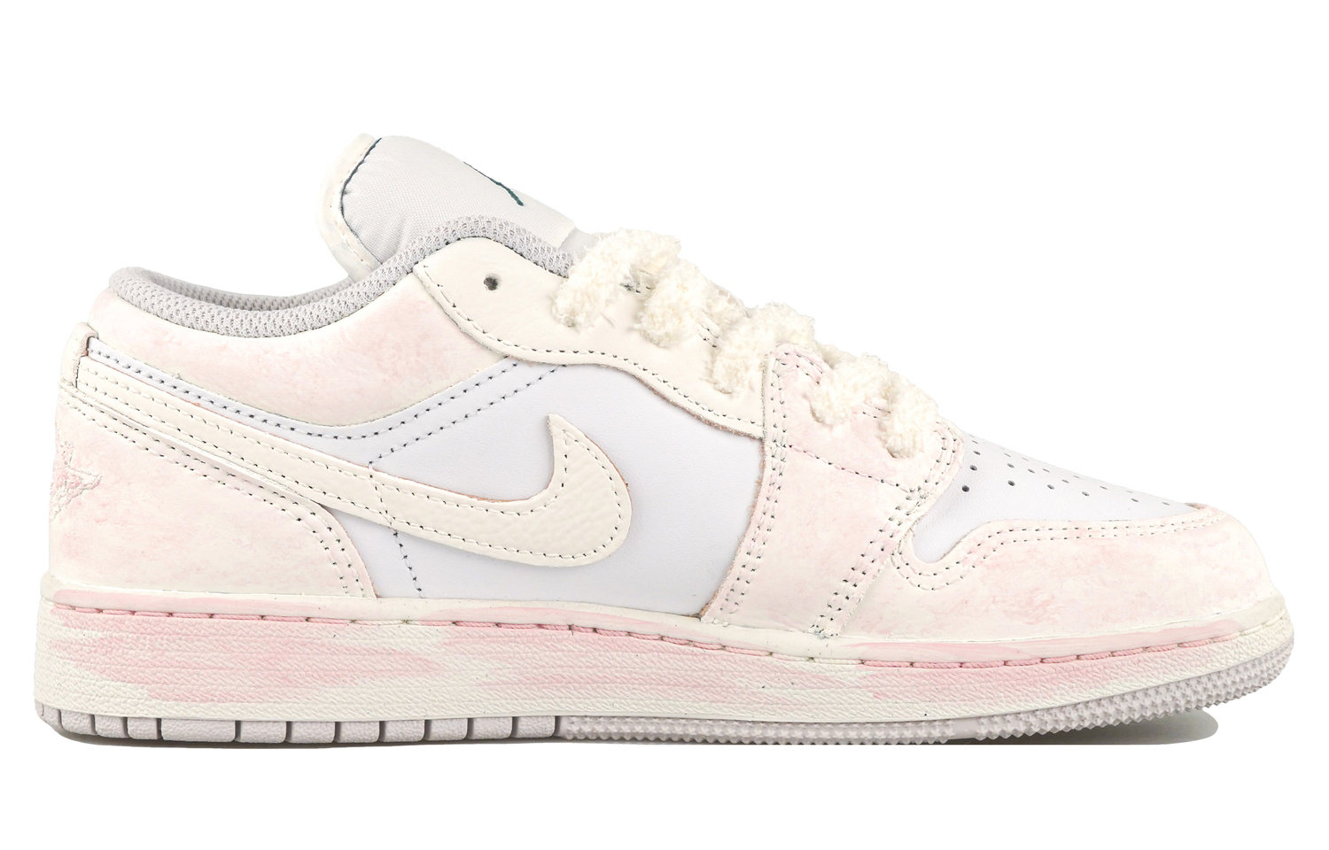 Кроссовки Air 1 RISK Butterfly Residence Smoke Pink Slip Resistant Abrasion Resistant Low top Jordan, розовый — фото 4