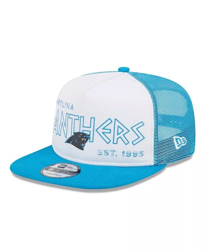 

Мужская бело-синяя кепка Carolina Panthers Banger 9FIFTY Trucker Snapback New Era, белый