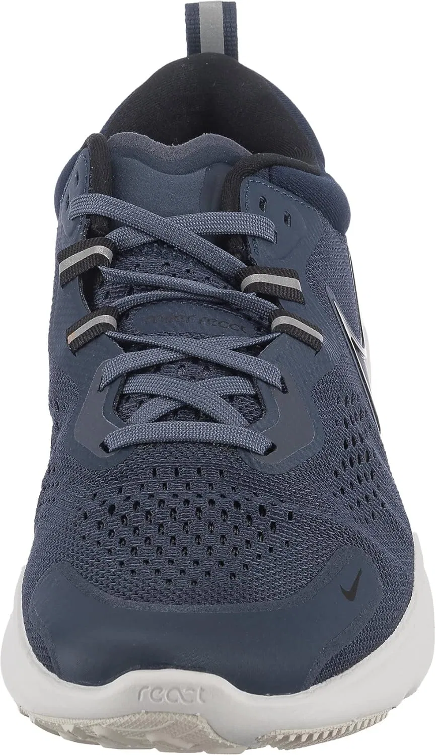 Мужские беговые кроссовки Nike React Miler 2, Platinum Tint Dynamic Turq White — фото 3